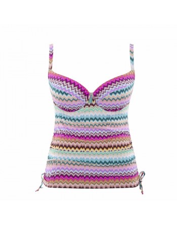 Panache Swim Milano Tankini Grandes Tailles De Bonnets - Ikat Print - SW1151