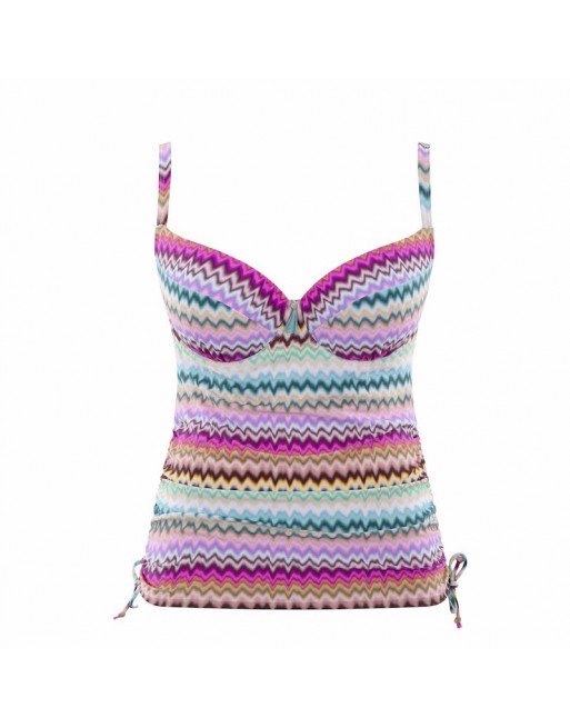 Panache Swim Milano Tankini Grote Cupmaten - Ikat Print - SW1154