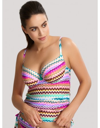 Panache Swim Milano Tankini Grandes Tailles De Bonnet - Ikat Print - SW1151