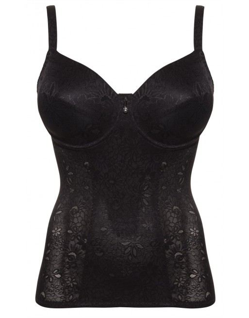 Ulla Dessous Alice Shapewear Top Kleine En Grote Cupmaten B Tot G / T. EU75 Tot 110 - Zwart - 3893