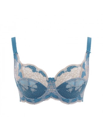 Panache Clara Soutien-Gorge Emboitant Grandes Tailles De Bonnets D à M / T. 65 à 90 - Peacock - 7255