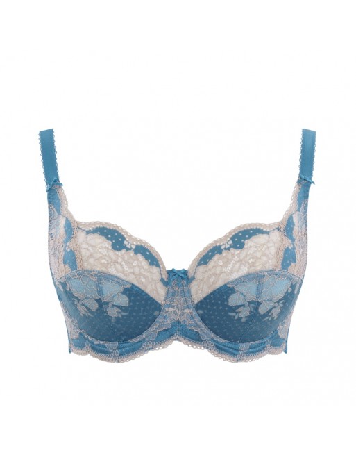 Panache Clara Soutien-Gorge Emboitant Grandes Tailles De Bonnets D à M / T. 65 à 90 - Peacock - 7255