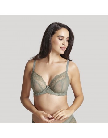 Panache Ana Plunge BH Kleine en Grote Maten 60-85 Cup D Tot M - Olive - 9396