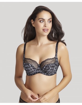 Panache Jasmine Soutien-Gorge Balconnet Petites Et Grandes Tailles 60-85 Bonnet D à K - Heritage Print - 6951