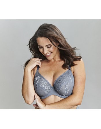 sculptresse roxie plunge beha grote cupmaten d-k / t. 75-105 slate blue