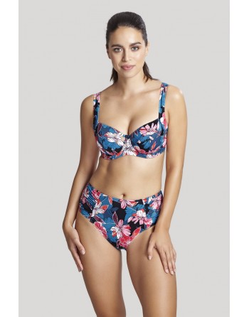 Panache Swim Anya Riva Print Bas de bikini Taille Midi EU34 à 46 - Blue Floral - SW1407