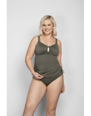 Ulla Dessous Saint-Tropez Tankini Kleine En Grote Maten EU70-110 Cup B Tot K - Olive - 9190