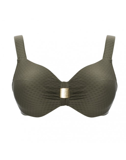 Ulla Dessous Saint-Tropez Volle Cup Bikini BH Kleine En Grote Cupmaten D tot K / T. EU70 Tot 110 - Olive - 9122