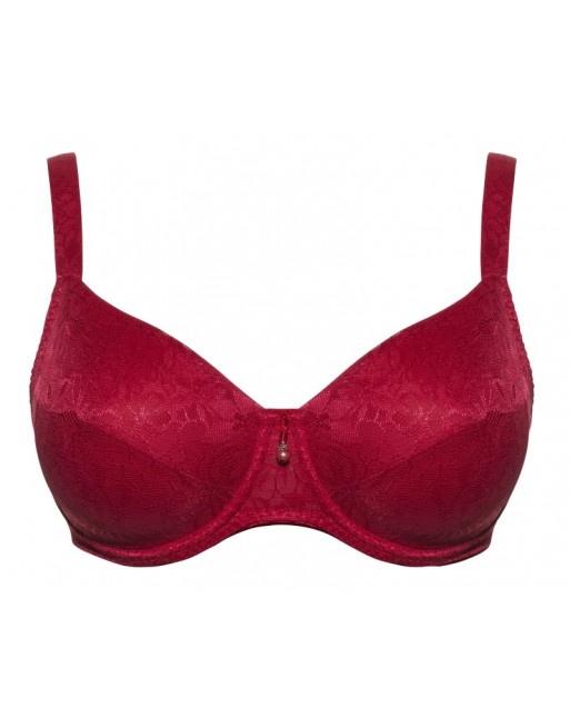 Ulla Dessous Alice Volle Cup BH Grote Cupmaten H tot I / T. EU70 Tot 110 - Rood - 3826