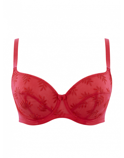 Panache Tango Soutien-Gorge Balconnet Grandes Tailles De Bonnets D à O / T. EU65 à 100 - Rouge - 9071