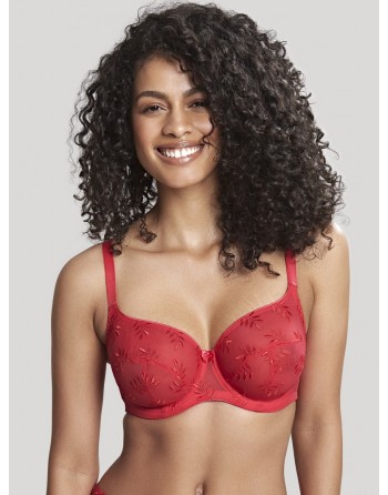 Panache Tango Soutien-Gorge Balconnet Petites Et Grandes Tailles EU65-100 Bonnet D à O - Rouge - 3251