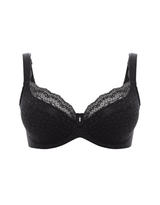 Ulla Dessous Josy Soutien-Gorge Moulé Grandes Tailles De Bonnets D à L / T. EU65 à 110 - Noir - 6722