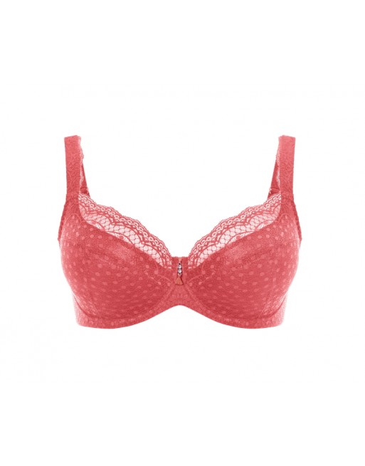 Ulla Dessous Josy Soutien-Gorge Moulé Grandes Tailles De Bonnets D à L / T. EU65 à 110 - Aperol - 6722