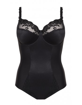 Ulla Dessous Ella Body Sculptant Petites Et Grandes Tailles De Bonnets D à G / T. EU75 à 120 - Noir - 3673