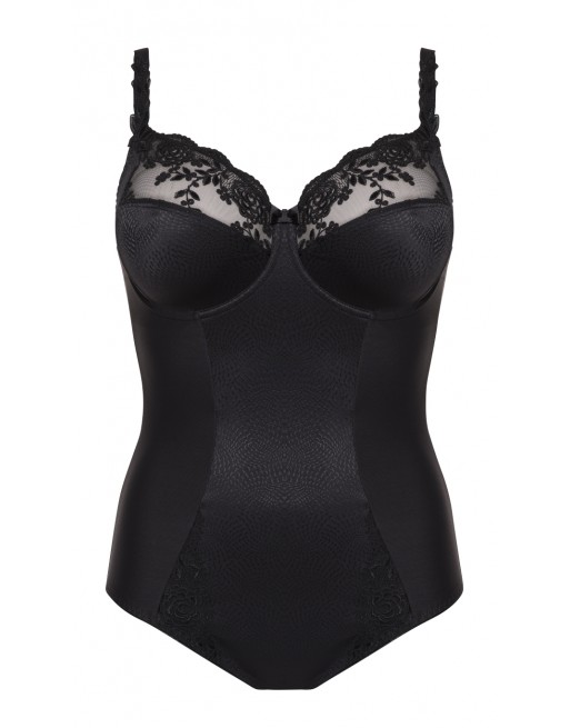 Ulla Dessous Ella Body Sculptant Petites Et Grandes Tailles De Bonnets D à G / T. EU75 à 120 - Noir - 3673