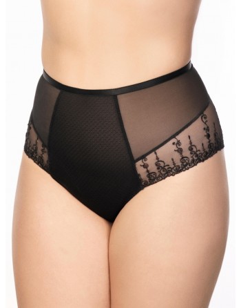 ulla dessous exclusive line hoge tailleslip grote maten 36-50 zwart