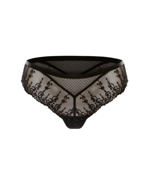 Ulla Dessous Exclusive Line String Kleine En Grote Maten EU36 Tot 50 - Zwart - 8537