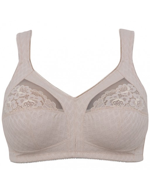 Format New Classic Soutien-Gorge Sans Armatures Petites Et Grandes Tailles EU80 à 105 Bonnet B à G - Nude - 103345