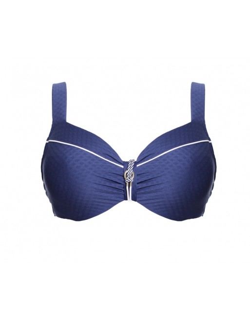 Ulla Dessous Portofino Volle Cup Bikini BH Grote Cupmaten D Tot K / T. EU70-110 - Marine - 9722