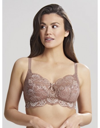 Panache Andorra BH Zonder Beugel Kleine En Grote Maten 60-90 Cup D Tot J - Warm Taupe - 5671