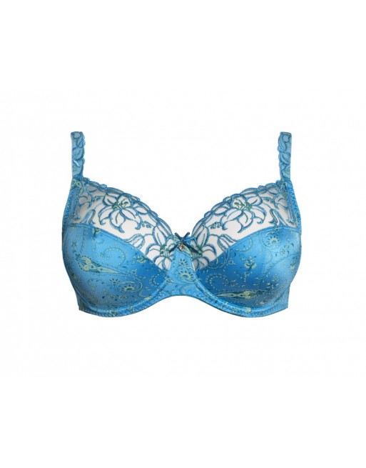 Ulla Dessous Zoë Soutien-Gorge Emboitant Petites Et Grandes Tailles De Bonnets B à G / T. EU70 à 120 - Aqua - 4123