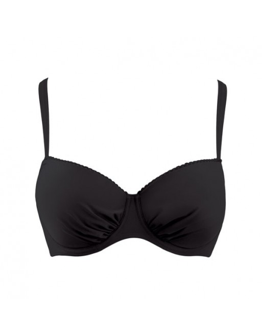 Curvy Kate Swim Jetty Haut De Bikini Balconnet Moulé Grandes Tailles De Bonnets - Noir - CS3511