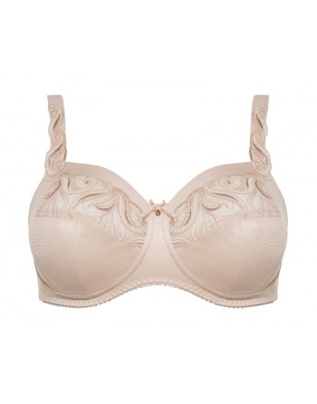 Ulla Dessous Carmen Soutien-Gorge Emboitant Grandes Tailles De Bonnets H à  L / T. EU75 à 120 - Cappuccino - 2526