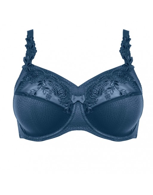 Ulla Dessous Ella Soutien-Gorge Emboitant Grandes Tailles De Bonnets H à N / T. EU75 à 120 - Ocean - 3625