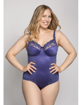 Ulla Dessous Ella Shapewear Body Kleine En Grote Maten 75-120 Cup B Tot G - Violet - 3673