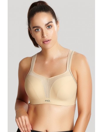 Panache Sport BH + Beugel Kleine En Grote Maten 60-90 Cup B Tot M - Latte - 5021