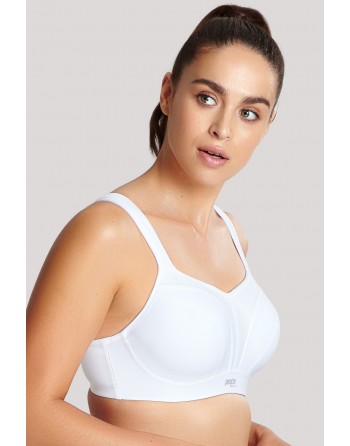 Panache Sport BH + Beugel Kleine En Grote Maten 60-90 Cup B Tot M - Wit - 5021