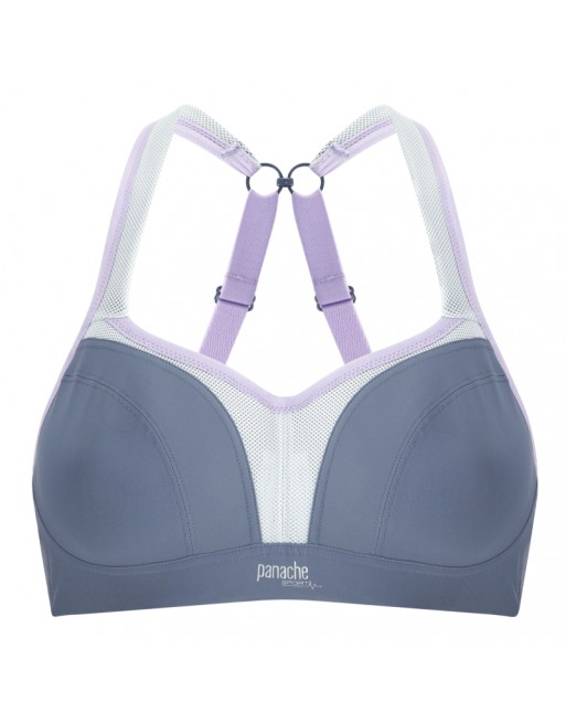 Panache Sport BH + Beugel Kleine En Grote Cupmaten B Tot M / T. EU60 Tot 90 - Grey - 5021