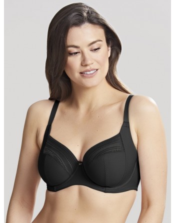 Panache Serene Soutien-Gorge Emboitant Grandes Tailles De Bonnets D à O / T. 60 à 90 - Noir - 10305