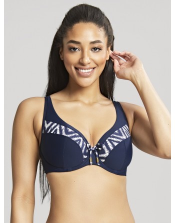 Panache Swim Oceana Haut De Bikini Plongeant Petites Et Grandes Tailles 65-90 Bonnet D à J - Navy SW1544