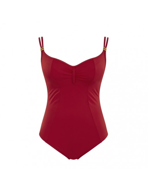 Panache Swim Anya Riva Maillot De Bain Grandes Tailles De Bonnets D à O / T. EU65 à 90 - Fierry Red - SW1300