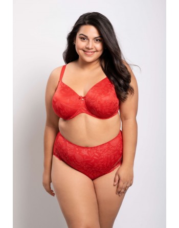 Ulla Dessous Jasmin Tailleslip Kleine + Grote Maten 38-60 - Red Poppy - 2710