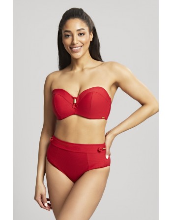 Panache Swim Marianna Bas De Bikini Taille Haute Petites - Grandes Tailles 34-46 - Crimson - SW1595