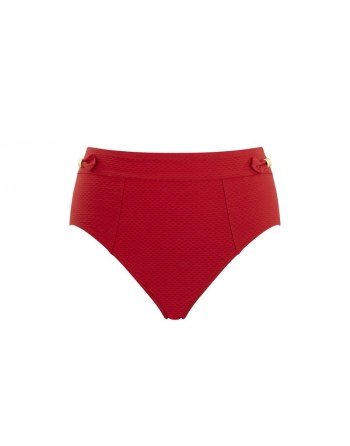 Panache Swim Marianna Hoge Bikini Slip Kleine En Grote Maten EU34 Tot 46 - Crimson - 1595