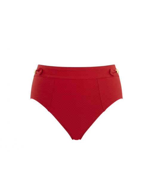 Panache Swim Marianna Hoge Bikini Slip Kleine En Grote Maten EU34 Tot 46 - Crimson - 1595