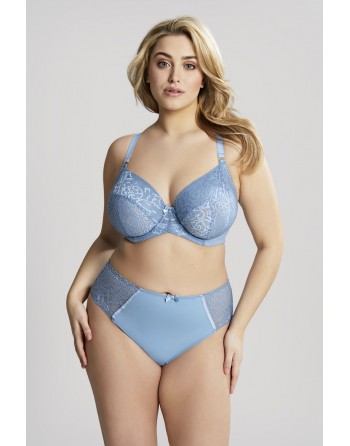 Sculptresse Estel Slip Taille Midi Petites - Grandes Tailles 38 à 50 - Dusk Blue - 9682