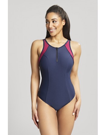 Panache Swim Limitless Balconnet Badpak Kleine En Grote Maten 65-85 Cup D Tot K - Navy/Orchid - SW1600