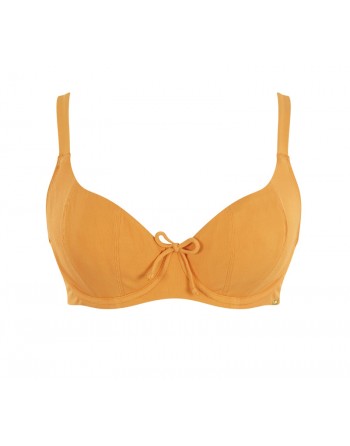 Panache Swim Golden Hour Scoop Bikini BH Grote Cupmaten D Tot M / T. EU65 Tot 85 - Orange Zest - SW1624