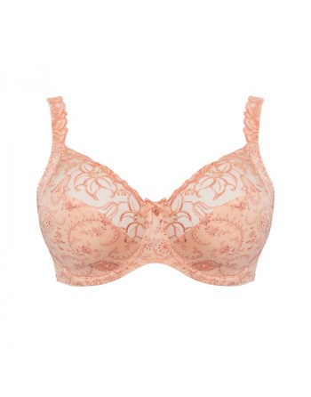 Ulla Dessous Zoë Soutien-Gorge Emboitant Grandes Tailles De Bonnets H à L / T. EU70 à 100 - Candy - 4125