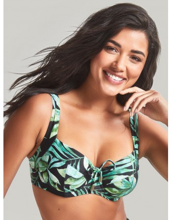 Panache Swim Bali Hele Cup Bikini BH Kleine En Grote Maten 65-90 Cup D Tot K - Palm Print - SW1642