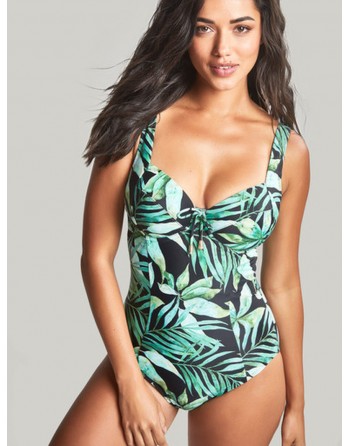 Panache Swim Bali Maillot De Bain Balconnet Petites Et Grandes Tailles 65-90 Bonnet D à K - Palm Print - SW1640