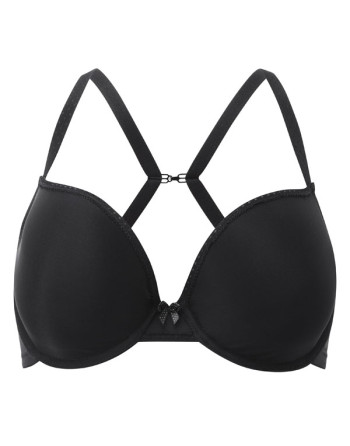 Cleo by Panache Koko Voorgevormde Plunge BH Grote Cupmaten D Tot K / T. EU60 Tot 85 - Zwart - 9176