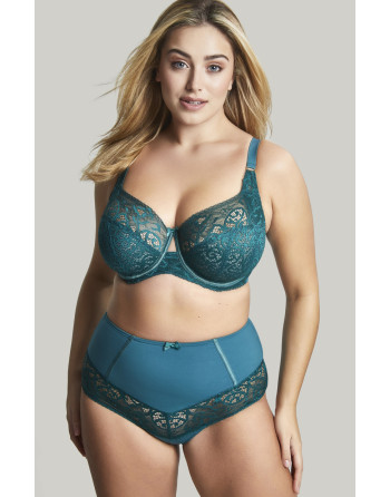 Sculptresse Estel Slip Taille Haute Petites - Grandes Tailles 38 à 50 - Emerald - 9684