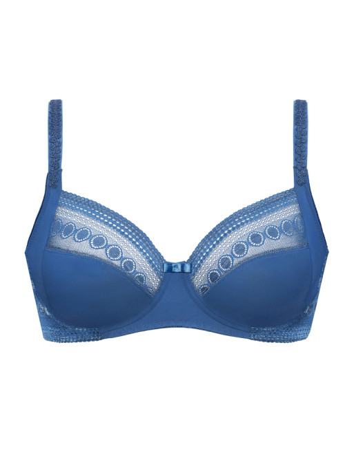 Dacapo Samba Soutien-Gorge Emboitant Petites Et Grandes Tailles De Bonnets B À H / T. EU75 à 105 - Bleu Cobalt - 351018