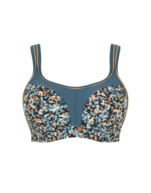 Panache Soutien-Gorge Sport + Armatures Petites et Grandes Tailles De Bonnet D à M / T. EU60 à 90 - Abstract Animal - 5021A