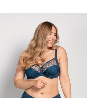 Ulla Dessous Zoë Hele Cup BH Kleine En Grote Maten 70-120 Cup B Tot G - Oriental Blue - 4123